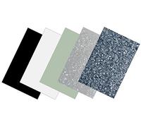 Partsland pickguard plastic plate black, 3-ply