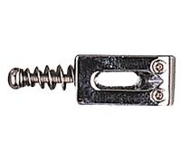 Partsland tailpiece Stratocaster models 10.5 mm wide, cast iron