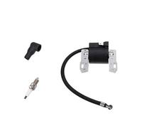 PARTSRUN Electronic Ignition Coil Solid State Module with Spark Plug and Boot for Briggs&Stratton Lawnmower 492341 691060 799651 4045A7 405777 406777 407677,ZF052B-HHS