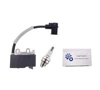 PARTSRUN Ignition Coil + Spark Plug ID#C9927 5（9） B EMG-61 for Echo Mantis Tiller SV-5C/2 TC-210 SHINDAIWA YAMABIKO A411000220 A411000221,ZF713-1-XHHS
