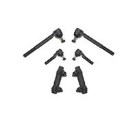 PartsW 6 Pc Steering Kit for Chevrolet Blazer S10 GMC Jimmy S15 Sonoma Syclone Typhoon Isuzu Hombre Oldsmobile Bravada Inner & Outer Tie Rod Ends Adjusting Sleeves