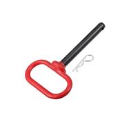 Partuto 1/2 x 3 5/8 Inch Trailer Towing Handle Hitch Clevis Pin and Clip for Lawn Mower Trailer Towing Cargo Boat RV Car Truck Bike Tractor Tow Hitch Lock Pins Red Replacement
