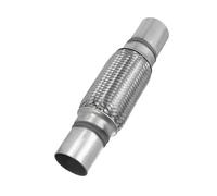 Partuto 1 Pc 1.75"x6"x10" Universal Exhaust Flex Pipe - Stainless Steel