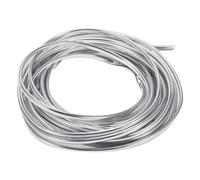 Partuto 1 Pc 32.81Ft 10m Universal Car Door Edge Protective Strip - Car Chrome Door Edge Guard Strip Anti-scratch Collision - PVC Chrome Silver Tone