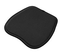 Partuto 1 Pc 46x47cm Universal Car Seat Cushion - for Car Travel Driving Seat Protection Pad Cover Anti-Slip - Gel Black