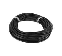 Partuto 1 Pcs 20AWG Universal Ground Wire Car Radio, Automotive, Car Speakers Power Wire Fully Insulated& Soft Touch Jacket TC Black 49FT 6 Conductor
