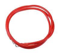 Partuto 1 Pcs 3/8" Lugs 5ft Cable Length Universal Battery Inverter Cable - Car 6 AWG Gauge Battery Cables Durable - Pure Copper Rubber Red