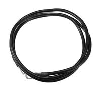 Partuto 1 Pcs 3/8" Lugs 5ft Cable Length Universal Battery Inverter Cable - Car 6 AWG Gauge Battery Cables Durable - Pure Copper Rubber Black