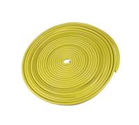 Partuto 1 Pcs 32.8ft Universal Car Door Edge Guard Strip - Rubber Yellow
