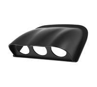 Partuto 1 Pcs 52mm Universal Triple Hole Dash Gauge Holder - ABS Plastic Black