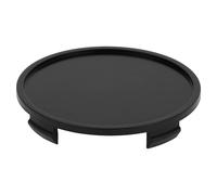 Partuto 1 Pcs 76.3mm 3.00" OD - Universal Car Wheel Hub Center Caps - Car SUV Trucks Auto Hub Covers Automotive Accessories Scratch Resistant Rustproof - Durable Plastic Matte Black
