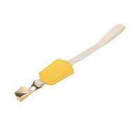 Partuto 1 Pcs Universal Car Seat Headrest Hook for Most Car, SUV, Truck Car Seat Back Organizer Hooks Sturdy Faux Leather Metal Yellow 11.22"x1.89"