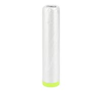 Partuto 1 Pcs Universal Pre-Taped Masking Film Plastic Cover PE Film Paper White Green 450x2000cm / 65.62ftx177.17