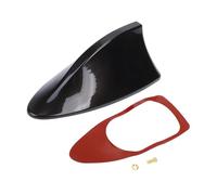 Partuto 1 Pcs Universal Shark Fin Antenna Cover Signal Roof Aerial for Car SUV Truck Offroad ABS Material with Adhesive Base Dark Brown