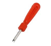 Partuto 1 Pcs Universal Valve Core Remover - Plastic Metal Red Silver Tone