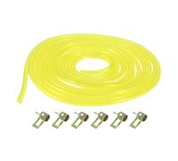 Partuto 1 Set 3mm x 5mm Universal 10ft Petrol Fuel Line Gas Line Pipe Hose Plastic Yellow