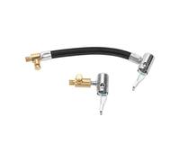 Partuto 1 Set 6.30inch 0.305inx32TPI Universal Tire Inflator Extension Tube for Car Motorcycle Bicycle Air Pump Extend Hose Adapter Tire Valve Durable Nylon Black