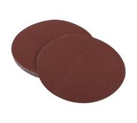 Partuto 10 Pcs 6inch 150 Grit Universal Sanding Discs - Round Hook and Loop Sandpaper - White Paper Red