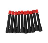 Partuto 10 Pcs 70mm Tire Valve Extension Universal Plastic 180 Degree Tyre Valve Stem Extender for Car Motorcycle RV Truck Bike