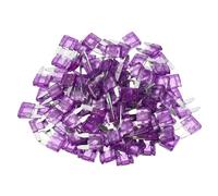 Partuto 100 Pcs Mini 3AMP APM/ATM Universal Car Fuse Blade Style Fuses Short Circuit Protection - Automotive Car Boat Truck SUV RV - Plastic Metal Purple