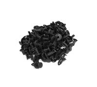 Partuto 100pcs 30mm Long Plastic Push Fasteners Rivets Clips 20mm Head Replacement