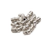 Partuto 10pcs 1/8" Nickel Plated 45 Degree Grease Nipple Fitting for Car Replacement