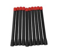 Partuto 10pcs 125mm Tire Valve Extension Universal Plastic 180 Degree Tyre Valve Stem Extender for Car Motorcycle RV Truck Bike
