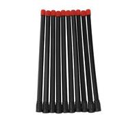 Partuto 10pcs 200mm Tire Valve Extension Universal Plastic 180 Degree Tyre Valve Stem Extender for Car Motorcycle RV Truck Bike