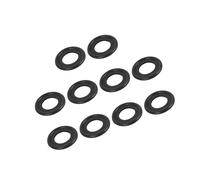 Partuto 10pcs M12 Rubber Oil Drain Plug Washers Seals Gaskets Universal for Car Auto Black Replacement