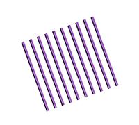 Partuto 10pcs Purple Chrome Car Air Condition Vent Rim Trim Strip Replacement