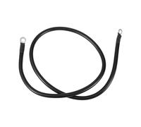 Partuto 120cm 2AWG Battery Inverter Cable 3/8" 5/16" Battery Cable Tinned Copper Black OT Type 1 Pc