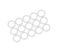 Partuto 15pcs M18 Silver Tone Oil Drain Plug Gaskets for Volvo S60 977751 Replacement