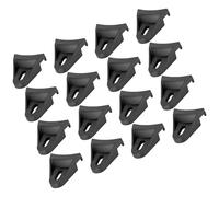 Partuto 16 Pcs Fit 4" 6" 8" Universal Speaker Grill Clips - Plastic Black