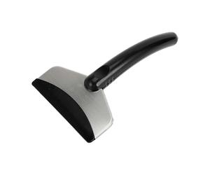 Partuto 1pc 18x11cm Universal Car Ice Scraper - SUV Snow Frost Remover for Car Truck RV Windscreen Side Window Anti Crash Portable - Stainless Steel Black Snow Shoveling Defrost Clearing