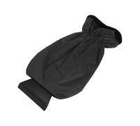 Partuto 1pc 36x18cm Universal Car Ice Scraper Glove - Insulated Warm Mitt Glove W/Snow Frost Remover for Car Truck Windscreen Portable - Waterproof 600D Oxford Cloth Black