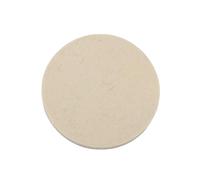 Partuto 1pc 4" 100mm Universal Wool Polishing Buffing Pad - Auto Woolen Buffing Waxing Pad Car Polisher Buffer Drill Attachment Hook Loop Wool White