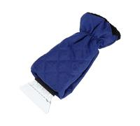 Partuto 1pc 40x17cm Universal Car Ice Scraper Glove - Insulated Warm Mitt Glove W/Snow Frost Remover for Car Truck Windscreen Portable - Waterproof Fabric Blue