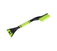 Partuto 1pc 60x11cm Universal Car Ice Scraper Brush with Broom - SUV Snow Frost Remover for Car Truck RV Windscreen Side Window Anti Crash - Plastic Green Snow Shoveling Defrost Clearing