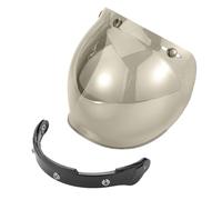 Partuto 1pc Universal Motorcycle Helmet Visor Shield - Motorcycle Helmet Visor Replacement Anti-UV - Resin Light Green