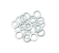 Partuto 20pcs Engine Oil Crush Washers Drain Plug Gaskets 14mm ID. 22mm OD. Replacement