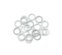 Partuto 20pcs Engine Oil Crush Washers Drain Plug Gaskets 8mm ID. 12mm OD. Replacement