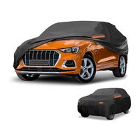 Partuto 210D-PU Full Car Cover for Audi Q3 2012-2025 with Zipper