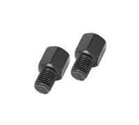Partuto 2pcs 8mm RH to 10mm RH Motorcycle Rearview Mirror Adapter Bolt Replacement