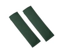 Partuto 2pcs Universal Car Seat Belt Cover Shoulder Pad Faux Leather Green Replacement