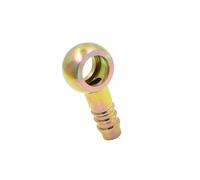 Partuto 3/8" 10mm ID Hose Barb 14mm Banjo Fitting Fuel Brake Line Adapter Replacement