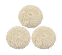 Partuto 3pc 7" 180mm Wool Polishing Buffing Pad - Auto Woolen Buffing Pad