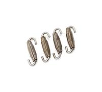 Partuto 4 Pcs 59mm Swivel Universal Exhaust Pipe Spring for Motorcycle Replacement