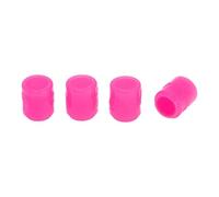 Partuto 4 Pcs Cattle Pattern Tire Valve Stem Caps for Car Truck Motorbike Bicycle Tyre Valve Dust Covers Decorative Polystyrene Pink 8x17mm