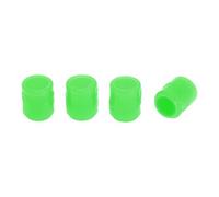 Partuto 4 Pcs Cattle Pattern Tire Valve Stem Caps for Car Truck Motorbike Bicycle Tyre Valve Dust Covers Decorative Polystyrene Green 8x17mm