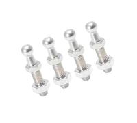 Partuto 4 Set 10mm M8x25mm Car Gas Strut Ball Stud for Gas Struts Shocks Replacement